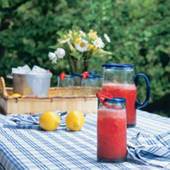 Nothing’s better than a cold glass of strawberry lemonade on a hot day. Try making this sparkling variety, plus our other simple, no-cook summer recipes included here. (See the Slideshow for photos of each.)